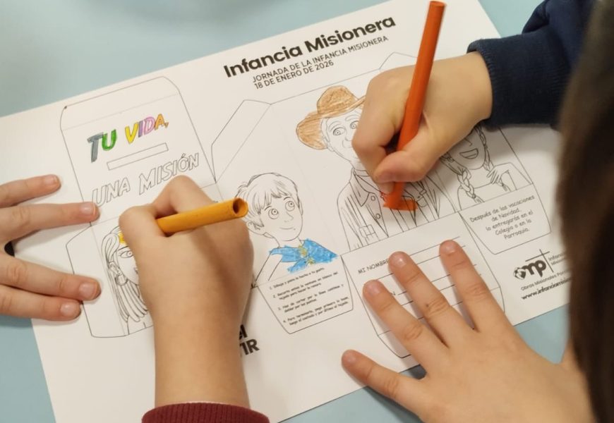 Animación en los colegios ante la «Jornada de la infancia misionera»